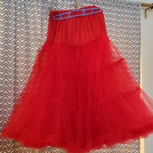 Lindy Bop Red Petticoat size 8-14UK